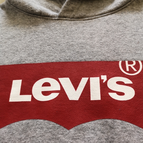 LEVI'S Youth Hoodie Sweater Grey - Picture 3 of 11